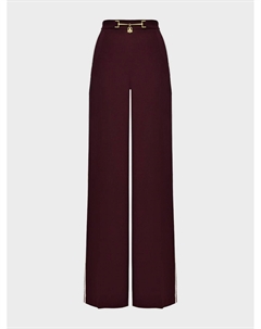 Брюки палаццо, пояс с золотым декором Elisabetta franchi