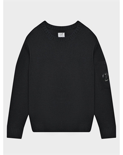 Джемпер с линзой на кармане, черный C.p. company