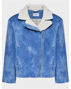 Велюровая куртка с белым воротником Paade mode