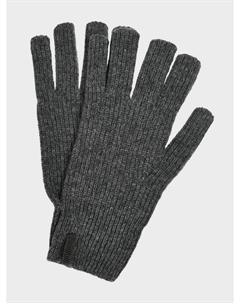 Перчатки из кашемира, серые Brunello cucinelli