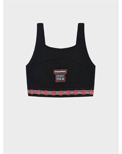 Спортивный топ с лого Dsquared2