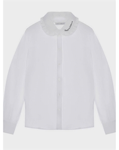 Рубашка с рюшей на воротнике Dolce&gabbana