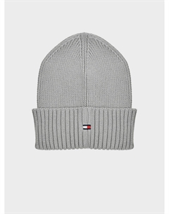 Шапка с лого. серая Tommy hilfiger