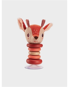 Погремушка качающаяся с деревянными колечками "Олененок Стелла" Lilliputiens