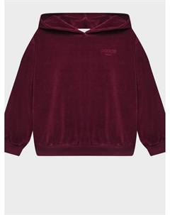 Толстовка-худи из велюра Paade mode