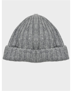 Шапка-бини с отворотом, серая Allude