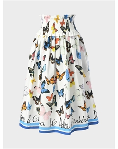 Юбка, принт бабочки Dolce&gabbana