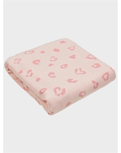 Плед розовый, 120х120 см Jan&sofie