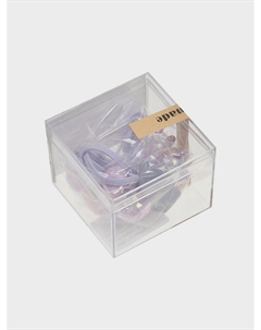 Набор фиолетовых резинок в коробке Tais