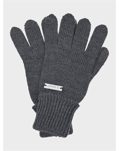 Темно-серые перчатки из шерсти Il trenino