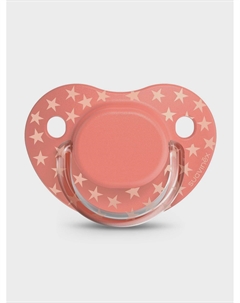 Розовая пустышка с физиологической силиконовой соской "BASICS", от 18 месяцев (2 шт) Suavinex