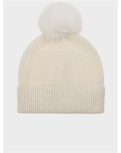 Шапка кашемировая с помпоном Yves salomon