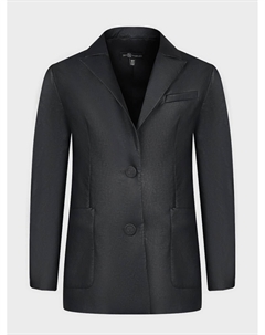 Черный пиджак из эко-кожи Dan maralex