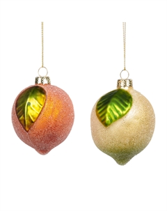 Подвеска "Персик/Лимон" 6 см, 2 вида, цена за 1 шт. Goodwill