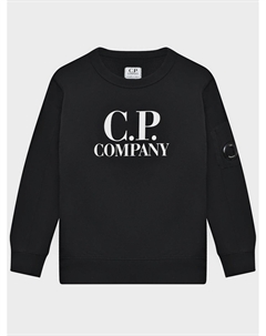 Свитшот с белым лого, черный C.p. company