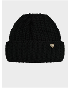 Базовая шапка крупной вязки, черная Il trenino