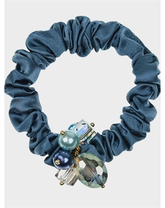 Резинка для волос с бусинами, бирюзовая Tais