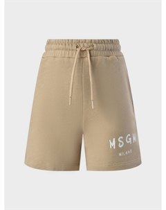 Бермуды с лого на штанине Msgm