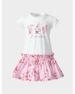 Платье с юбкой в цветочек Monnalisa