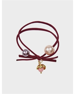 Резинка для волос, бордовая Tais