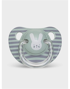 Пустышка Hygge Baby с анатомической силиконовой соской от 6 до 18 мес, зеленая Suavinex