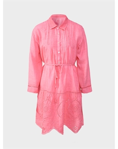 Мини-платье приталенное 120% lino