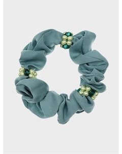 Резинка для волос с бусинами, бирюзовая Tais