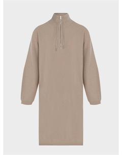 Бежевое трикотажное платье Panicale