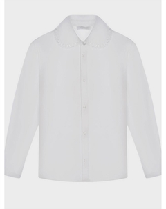 Белая трикотажная рубашка Ella.b.