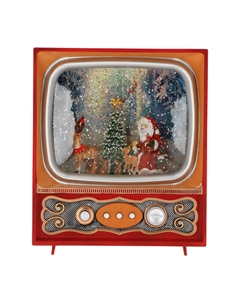 Новогодний сувенир "Телевизор" LED, 22x9x25 см Timstor