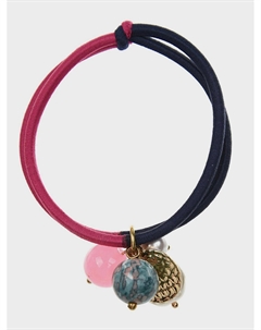 Резинка для волос, бордо/синяя Tais