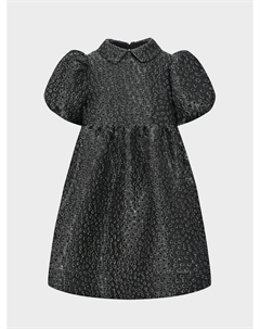 Платье с рукавами-фонариками, темно-серое Mimi sol