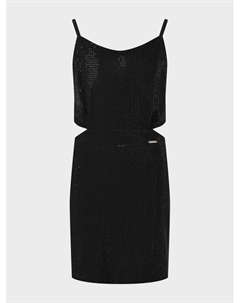 Платье на тонких бретелях со стразами Dsquared2