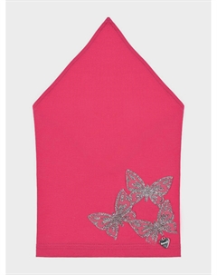 Косынка цвета фуксии с блестящими бабочками Il trenino