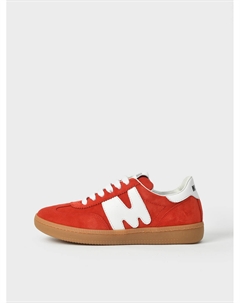 Кеды с белым лого, красные Msgm