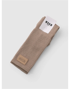 Носки с плашкой с логотипом Msgm