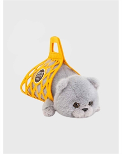 Мягкая игрушка "Кот Барсик в сумке, серый", 56 см Orange toys