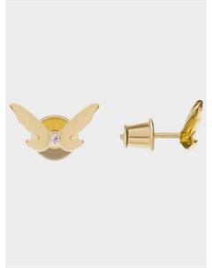 Серьги пусеты "бабочки", серебро Sneak peek