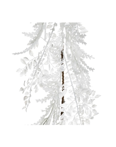 Гирлянда из листьев папоротника, белый, 130 см Goodwill