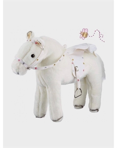 Игрушка Лошадь "Молния" белая, со звуком Gotz