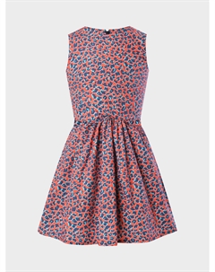 Платье с анималистичным принтом Msgm