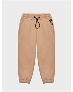 Брюки спортивные со шнурком фиксатором на талии, бежевые Dan maralex