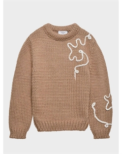 Джемпер с вышивкой, бежевый Paade mode