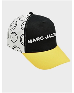 Бейсболка со смайликом на изнанке козырька Marc jacobs