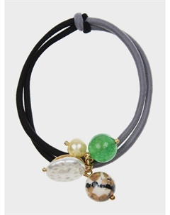 Резинка для волос, черная/серая Tais