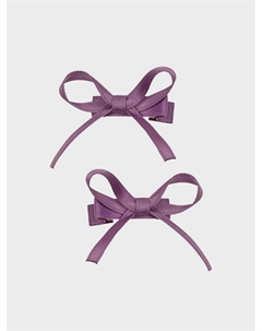 Зажим для волос фиолетовая в виде бантика, 2 шт Tais