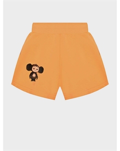 Юбка-шорты с принтом Чебурашки, оранжевая Dan maralex