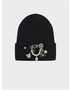 Черная шапка из шерсти и кашемира Regina