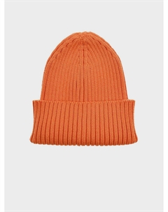 Шапка с отворотом, оранжевая Jan&sofie