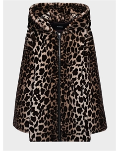 Парка из эко-меха с леопардовым принтом Flashin'